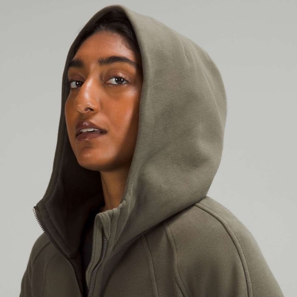 Lululemon Scuba Oversized Full Zip Hoodie Size XS/S - Army Green - Picture 4 of 8